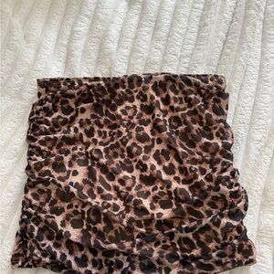 Leopard Print Women's Skirt